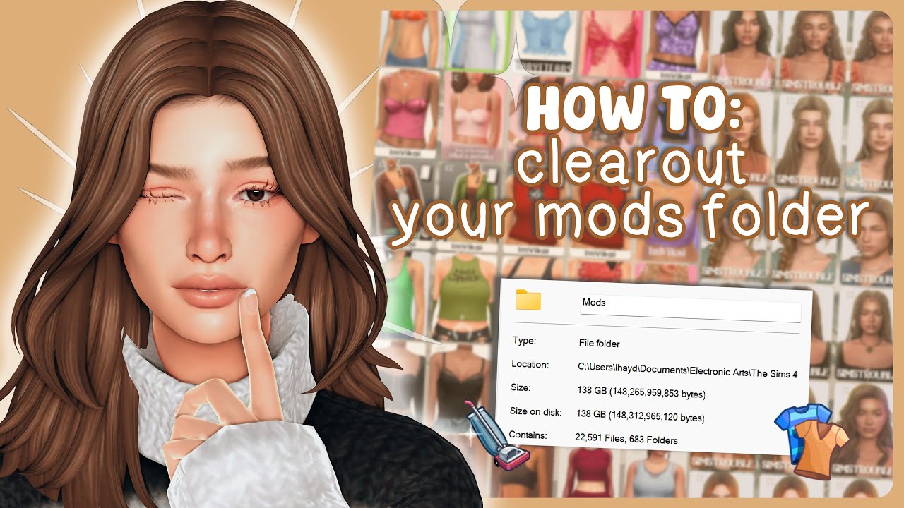 Reorganising My 130+GB Mods Folder Before the NEW PACK Drops! | Sims 4 Mods Folder Cleanout