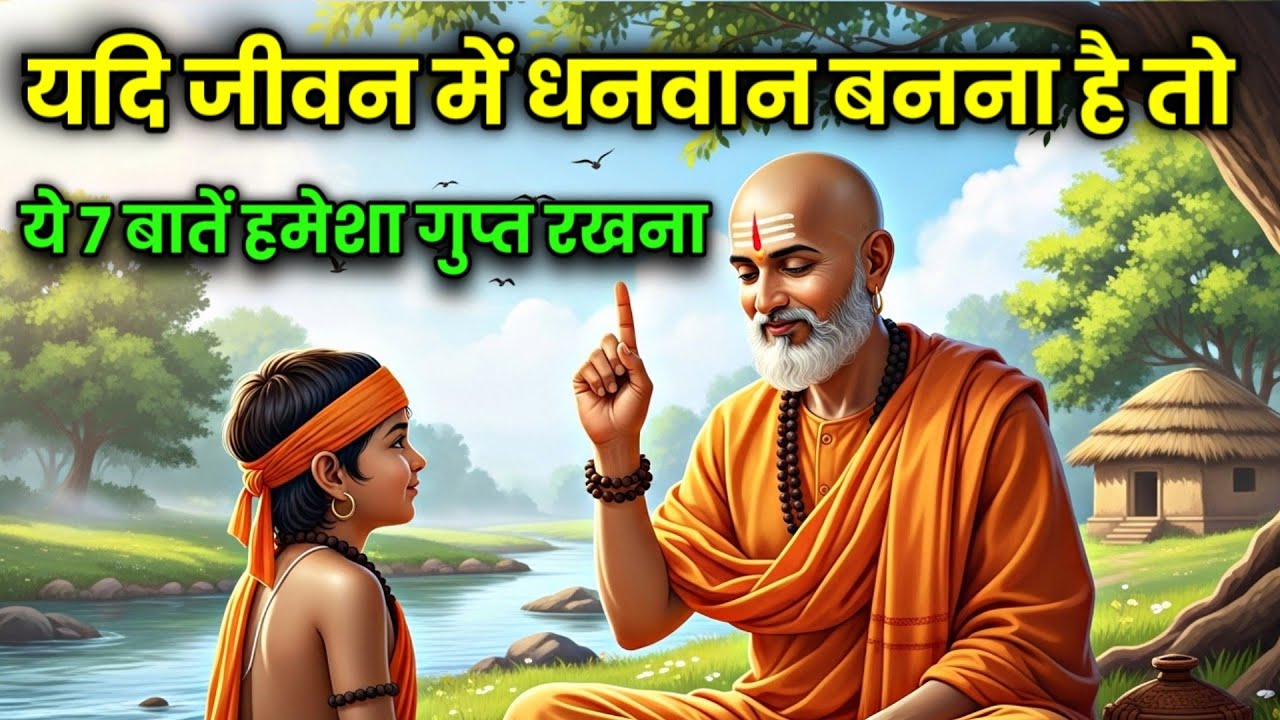 यदि जीवन में धनवान बनना चाहते हो, तो ये 7 बातें हमेशा गुप्त रखना।। #motivationstory