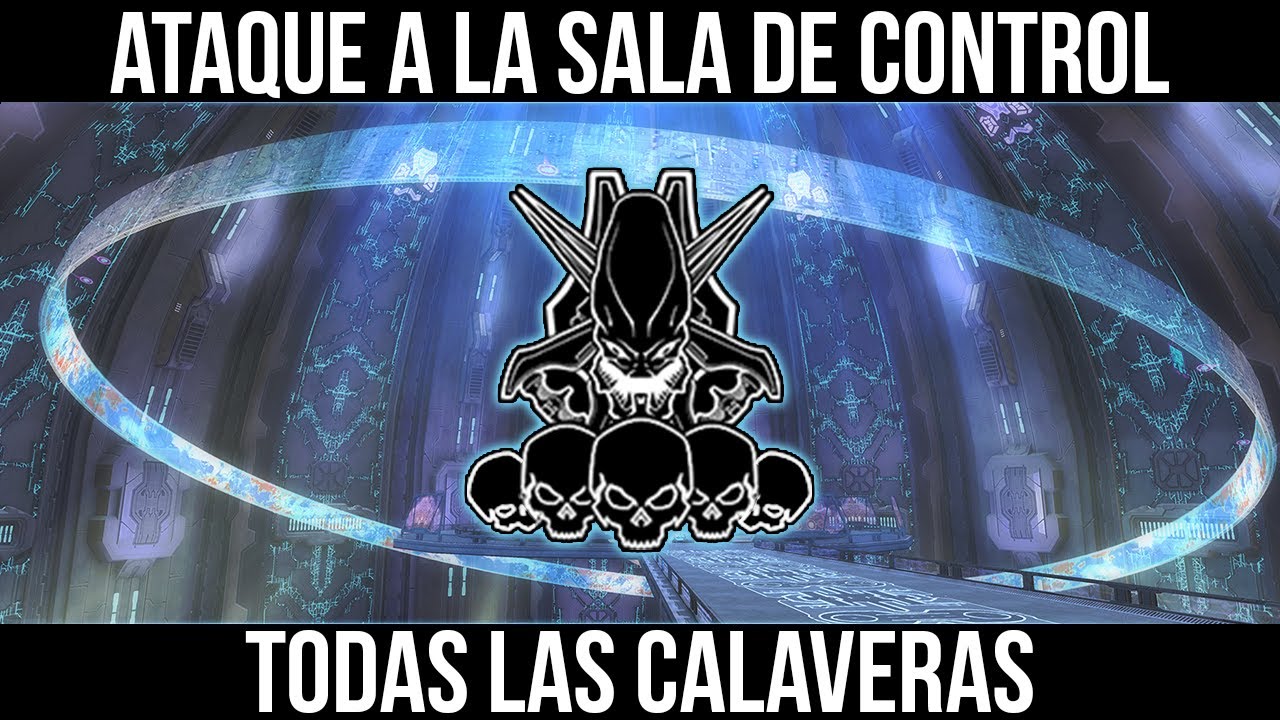 Ataque a la Sala de Control en Legendario con Todas las Calaveras - Halo CE