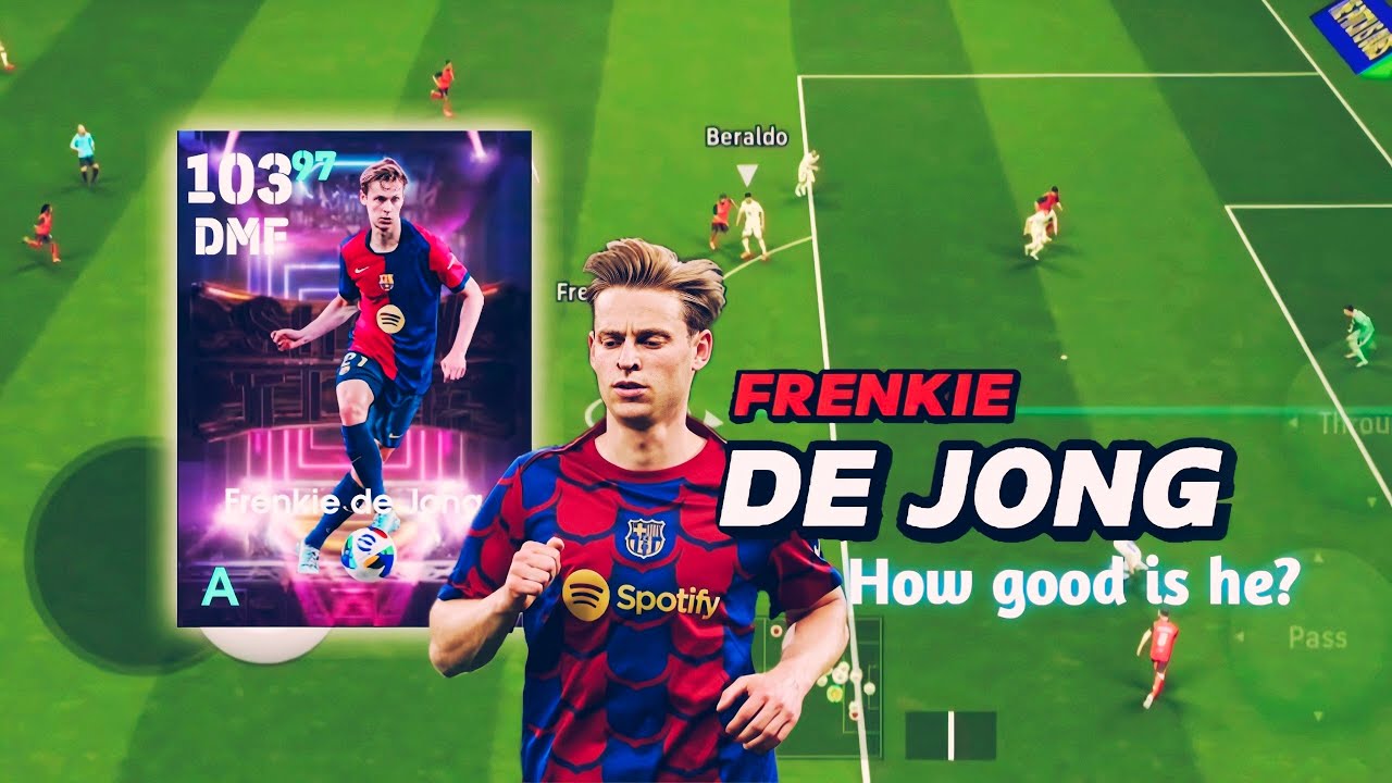 NEW Frenkie De Jong Showtime Card Review in eFootball 2025! 😱🔥 Is He Worth It?