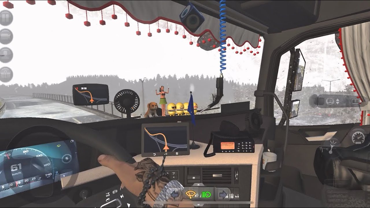 Volvo Truck interior Decoration ! Truck Simulator : Ultimate - Mobile Gameplay | Driving Simulator