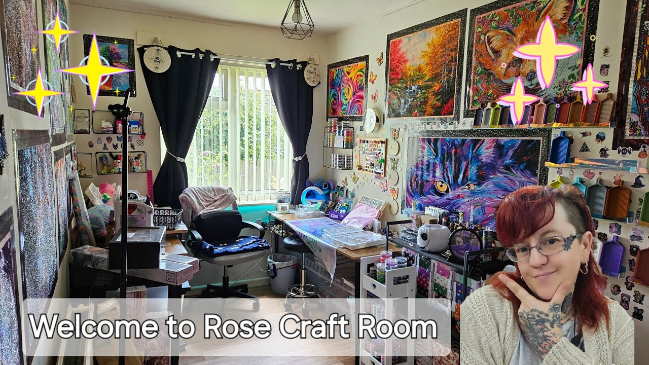 Welcome to my Rose Craft Room - Let's take a Tour...