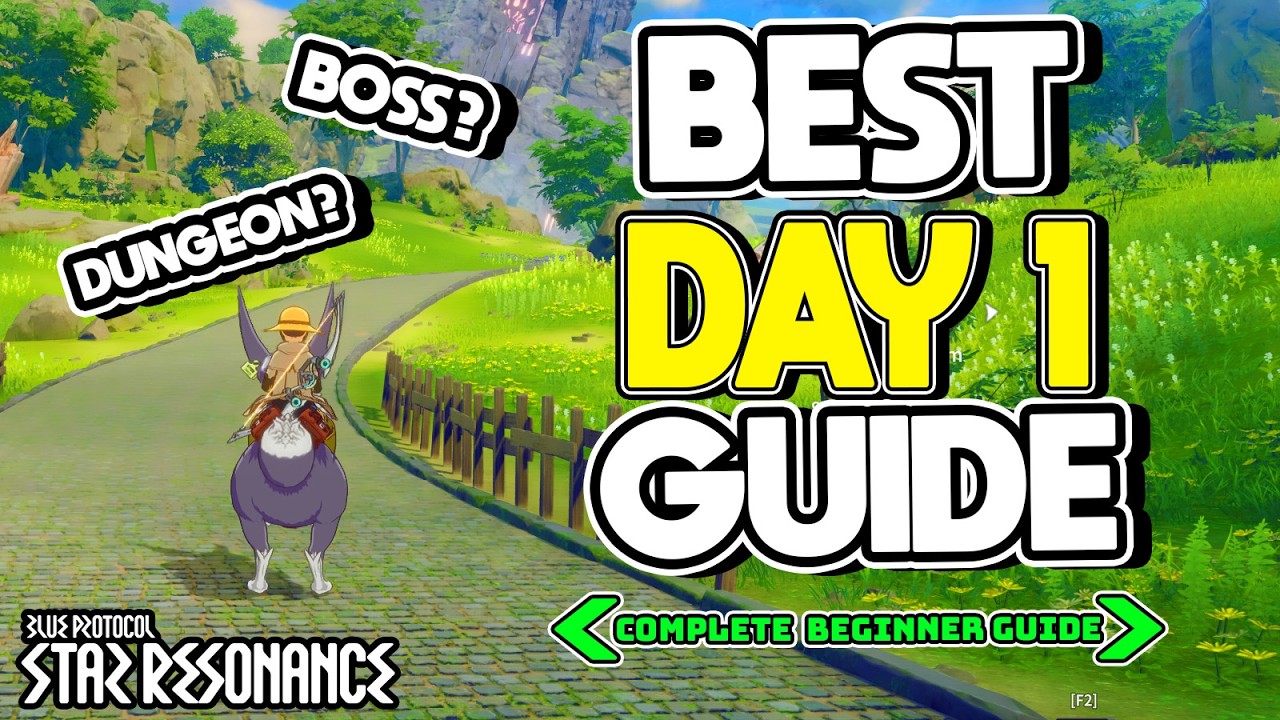 BEST DAY 1 Guide to Blue Protocol Star Resonance (Complete Beginner Guide)