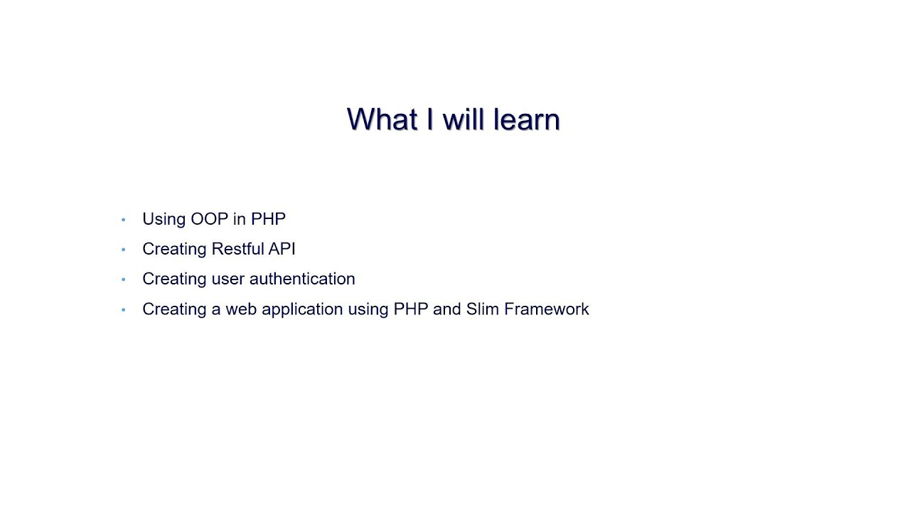 Beyond Basics - PHP and Slim Micro Framework