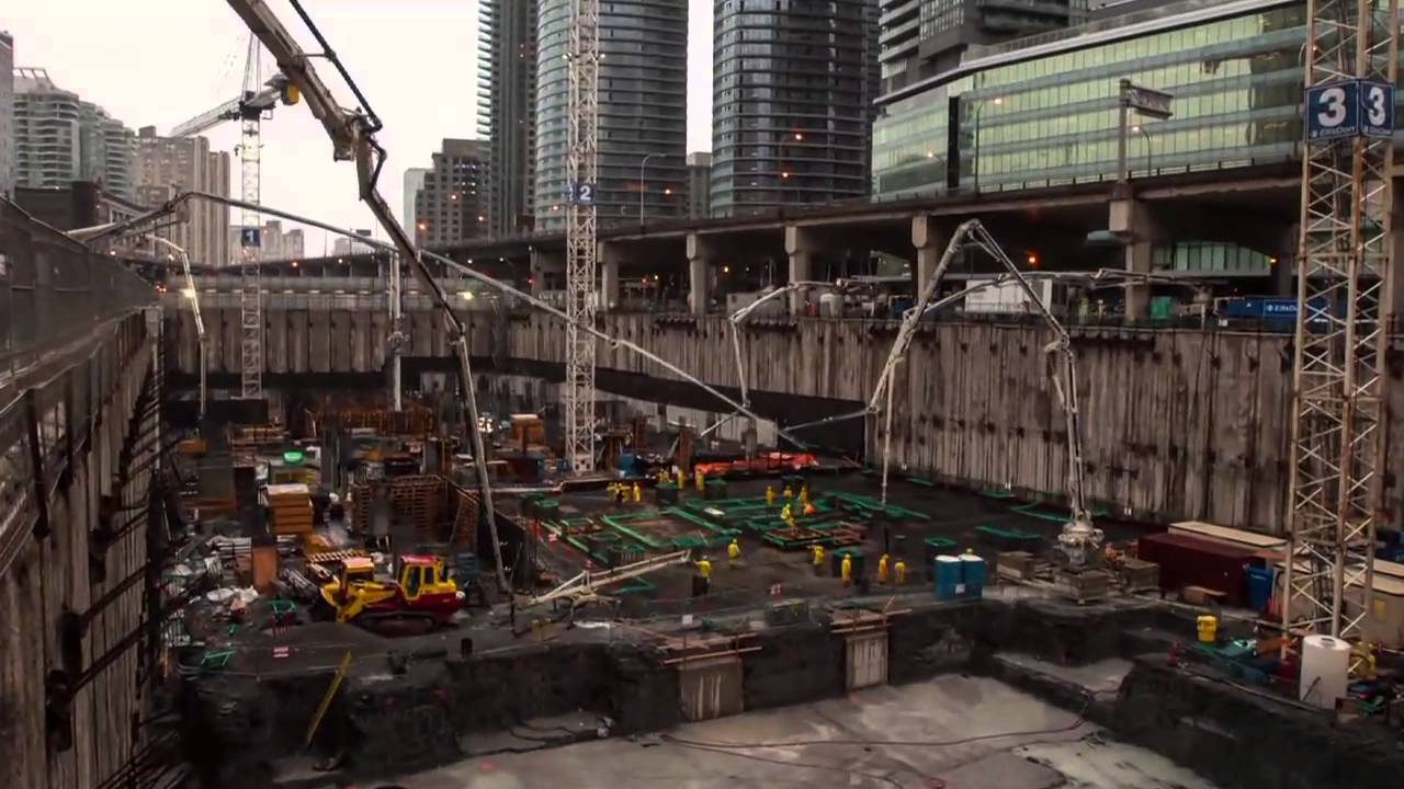 One York Raft Slab Pour - October 5th, 2013