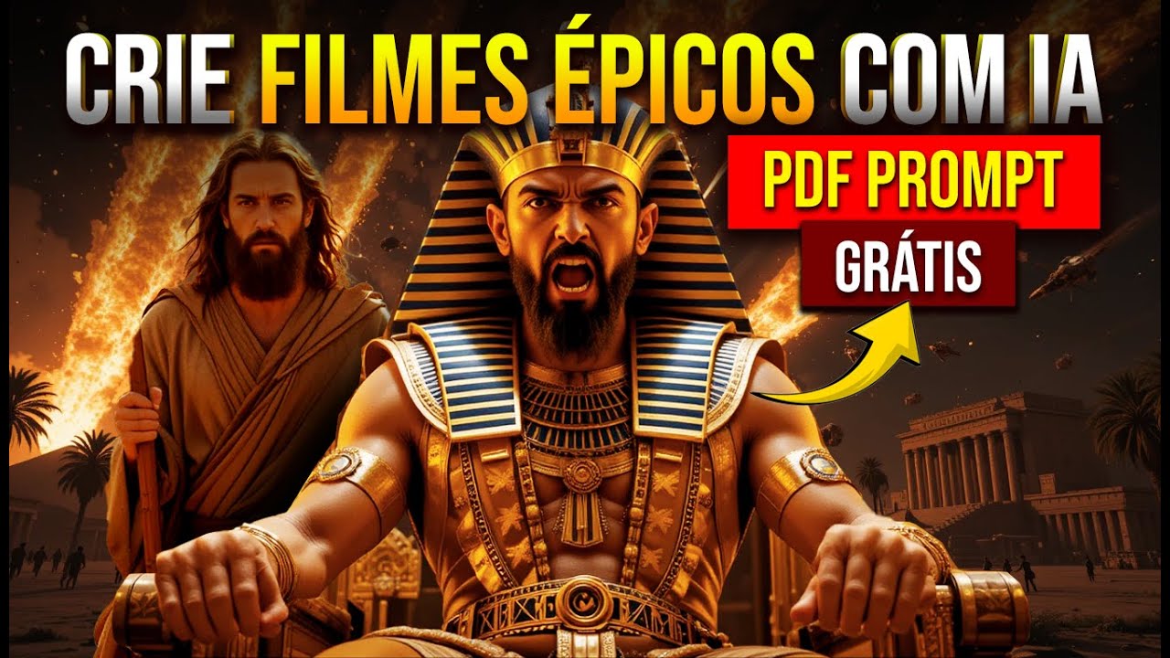 Transforme Histórias Bíblicas em Vídeos Épicos com IA (Inclui PDF Grátis!)