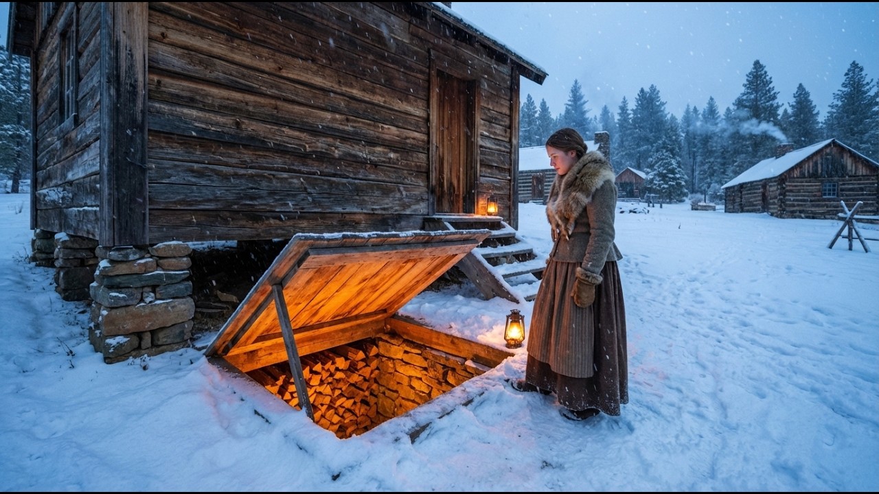 She Made Her Firewood Shed Beneath Her Cabin — Until It Stayed Warm and Dry Through Winter