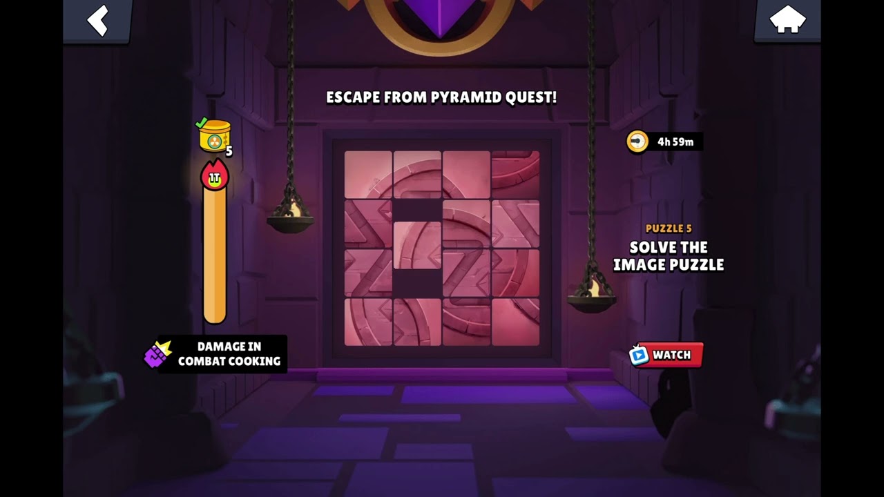 Day 5 How to Slove the 5th Pyramid Puzzle in Brawl Star || Pyramid Quest Solution in Brawl Stars