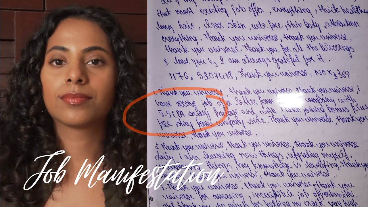 JOB MANIFESTD IN ONE DAY WITH MAGIC BOOK METHOD. SUCCESS STORY