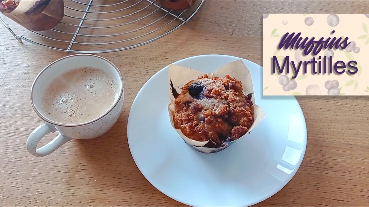 🧁MUFFINS MYRTILLES INCROYABLEMENT MOELLEUX 🤤