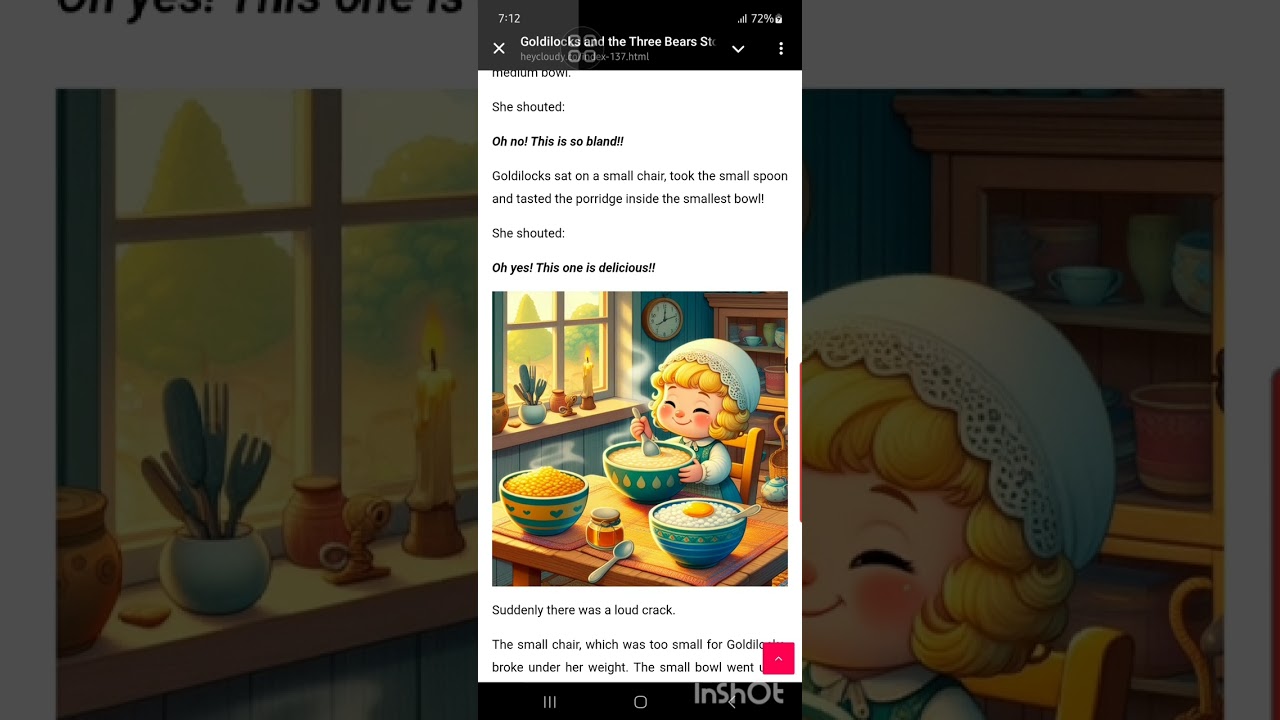 4️⃣9️⃣ Goldilocks and the Three Bears |Listening and Comprehension|