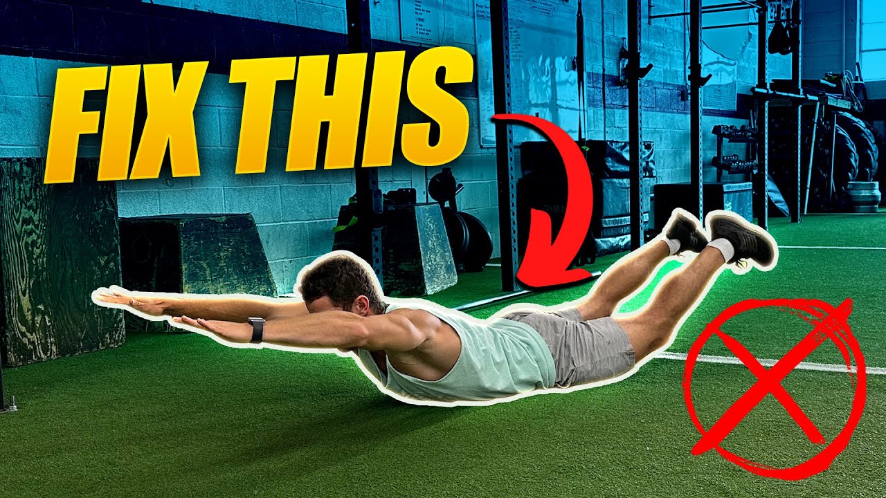 How to PROPERLY Do a Superman Exercise (FIX YOUR FORM)