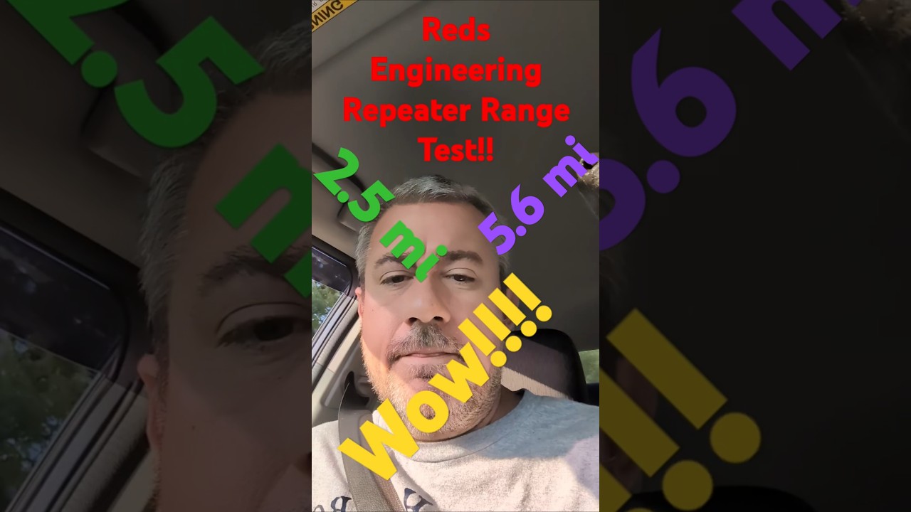 Walkie-Talkie Range Test, SHTF-Comms, Reds Engineering Repeater Test. 