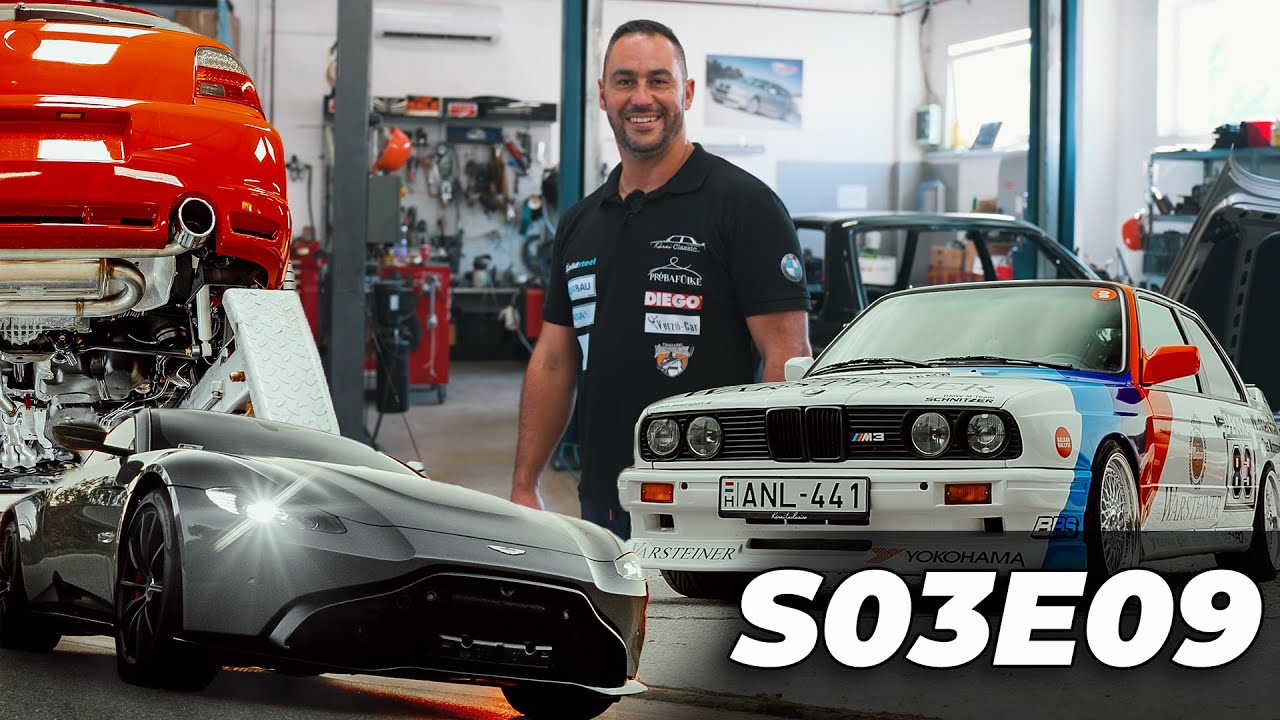 E30 M3 MÁSFÉL HÉT ALATT & R32 Golf! - Kárai Exclusive | S03E09 (Aston Martin Vantage, E39 M5, stb.)