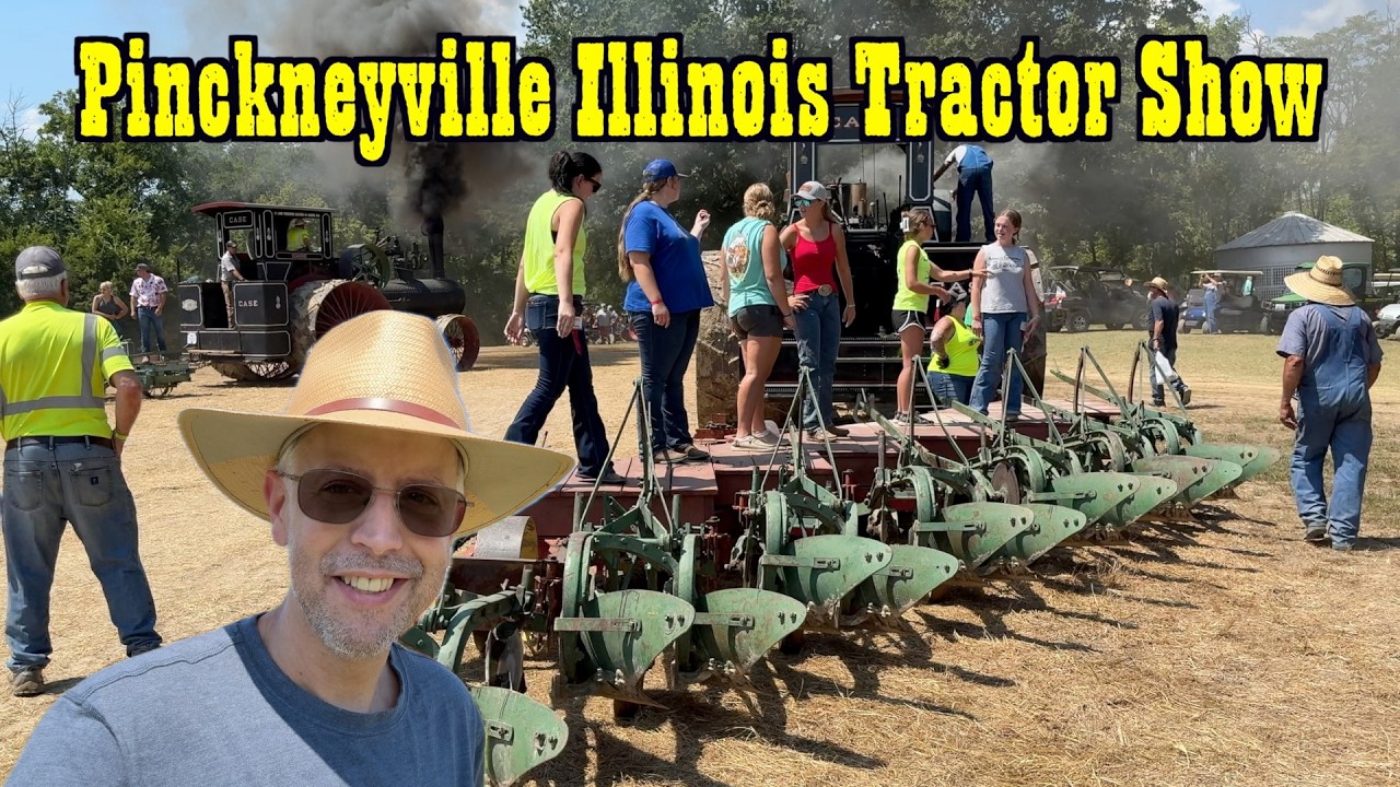 American Thresherman Gas & Threshing Show 2025 👍 Pinckneyville Illinois Tractor Show 2025