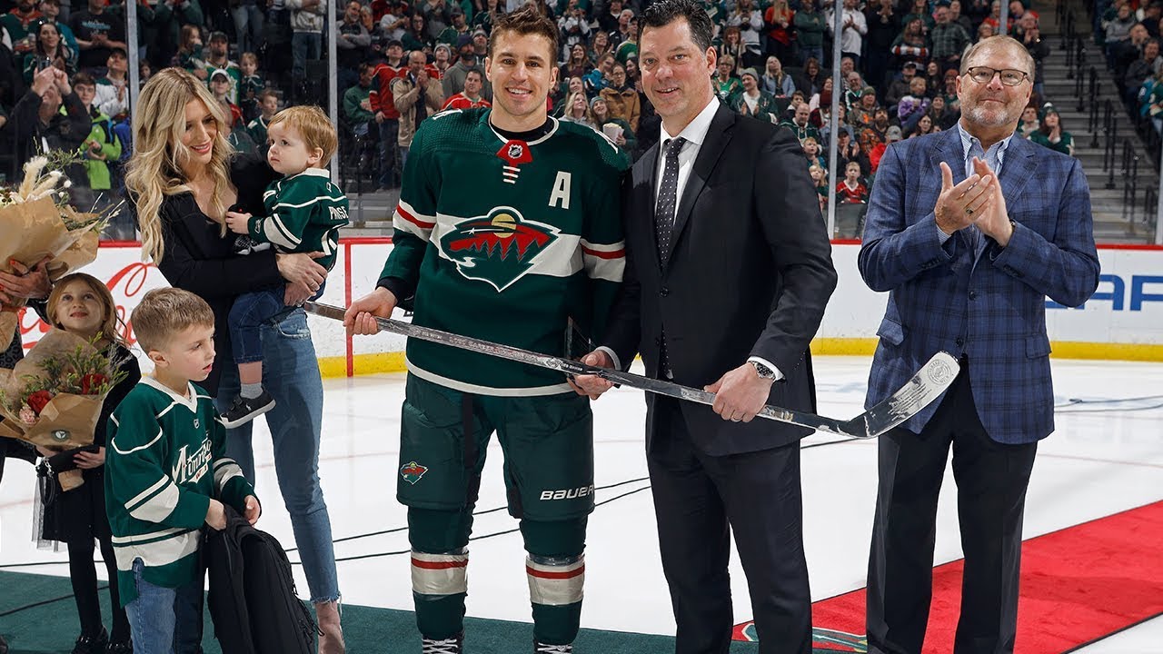 Minnesota Wild honor Zach Parise for 1000th game