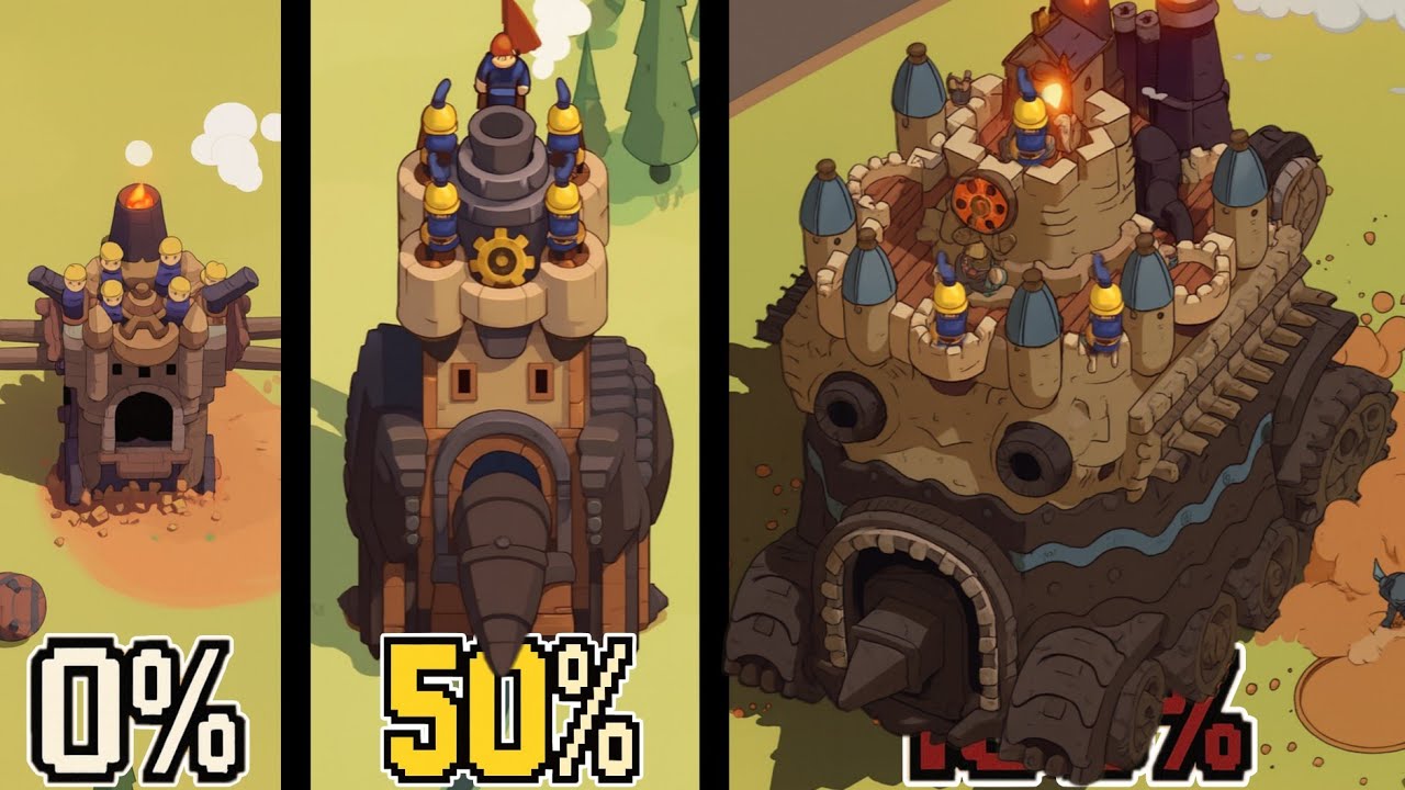 Aku Mengupgrade 100% Tank Tornado di Wanderburg