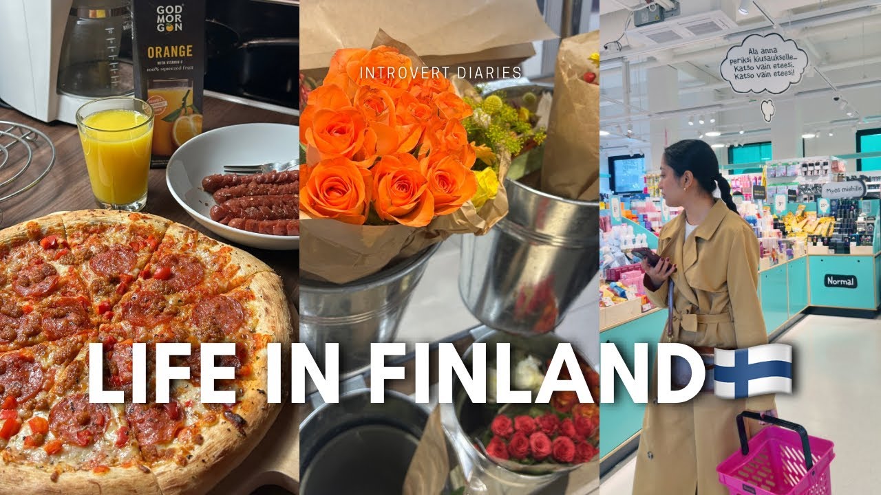 Quiet evenings & misty mornings in finland 🌫️🍕 | after work vlog