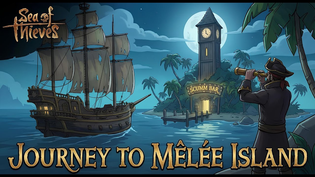 Melee Island එකේ රහස් සොයන අපේ ගමන! 🧭💰 | Sea of Thieves...🏴‍☠️✨