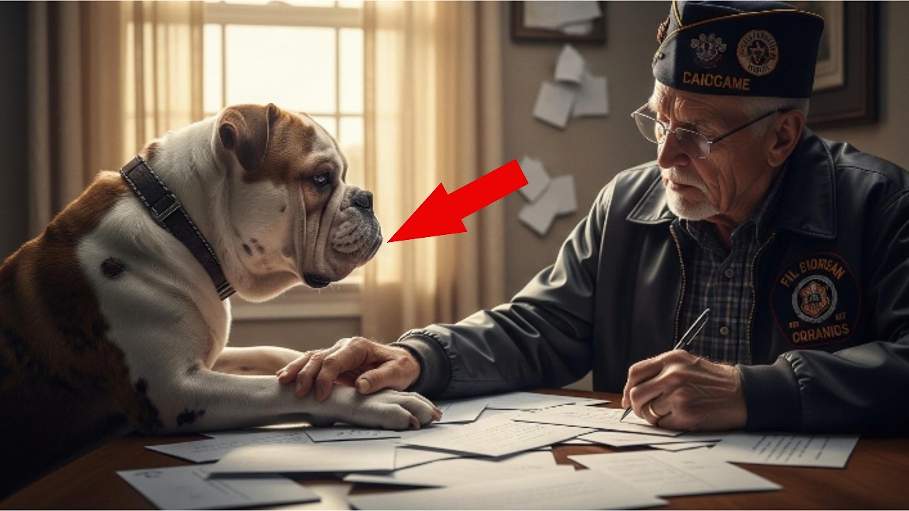 He Wrote 100 'Goodbye' Letters... Until This Scarred Bulldog Refused To Let Him Go.