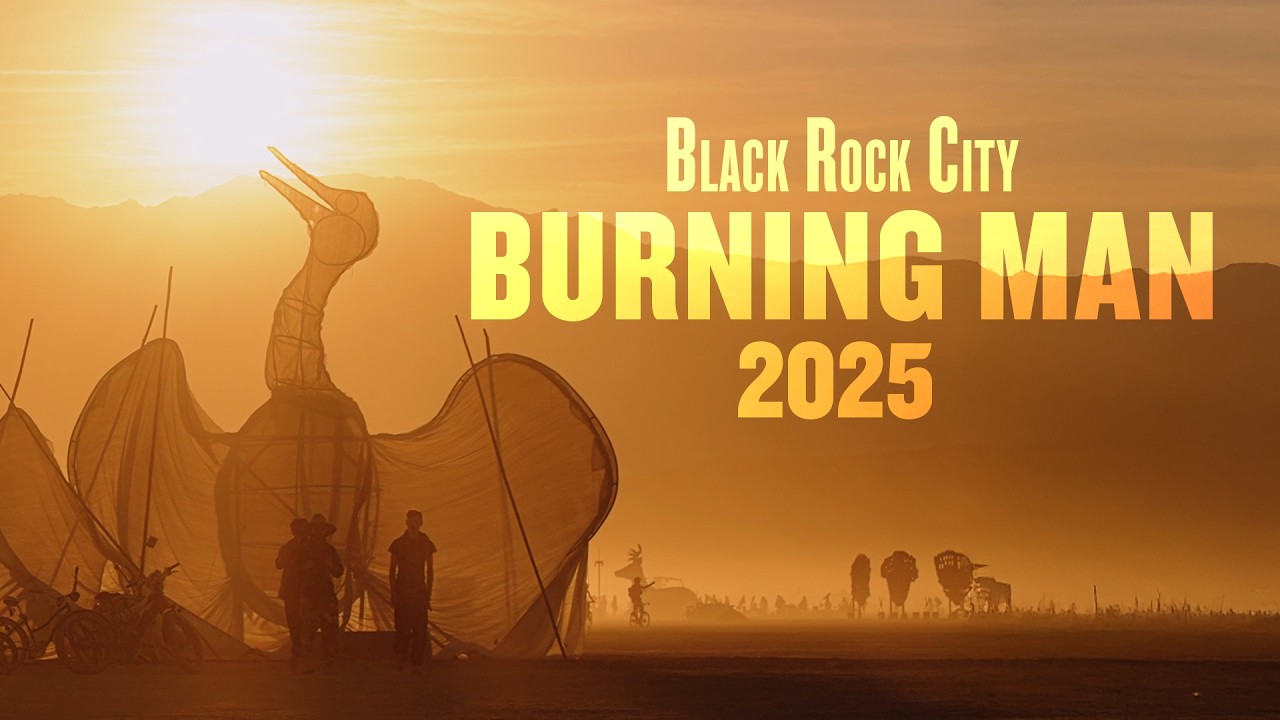 Burning Man 2025 | The Playa @ 4K