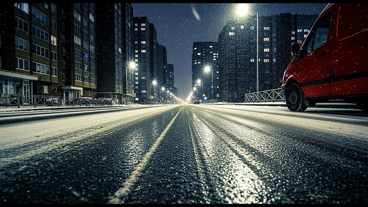 Funk Bass & Snowy Streets | Christmas Instrumental Funk Soundscape