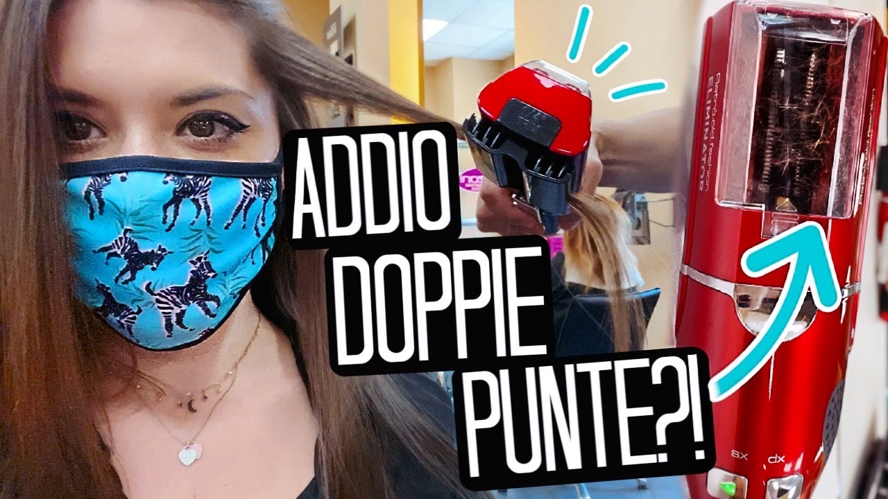 PIASTRA CHE ELIMINA LE DOPPIE PUNTE SENZA TAGLIARE I CAPELLI?! 😱 VLOG PARRUCCHIERE 2020