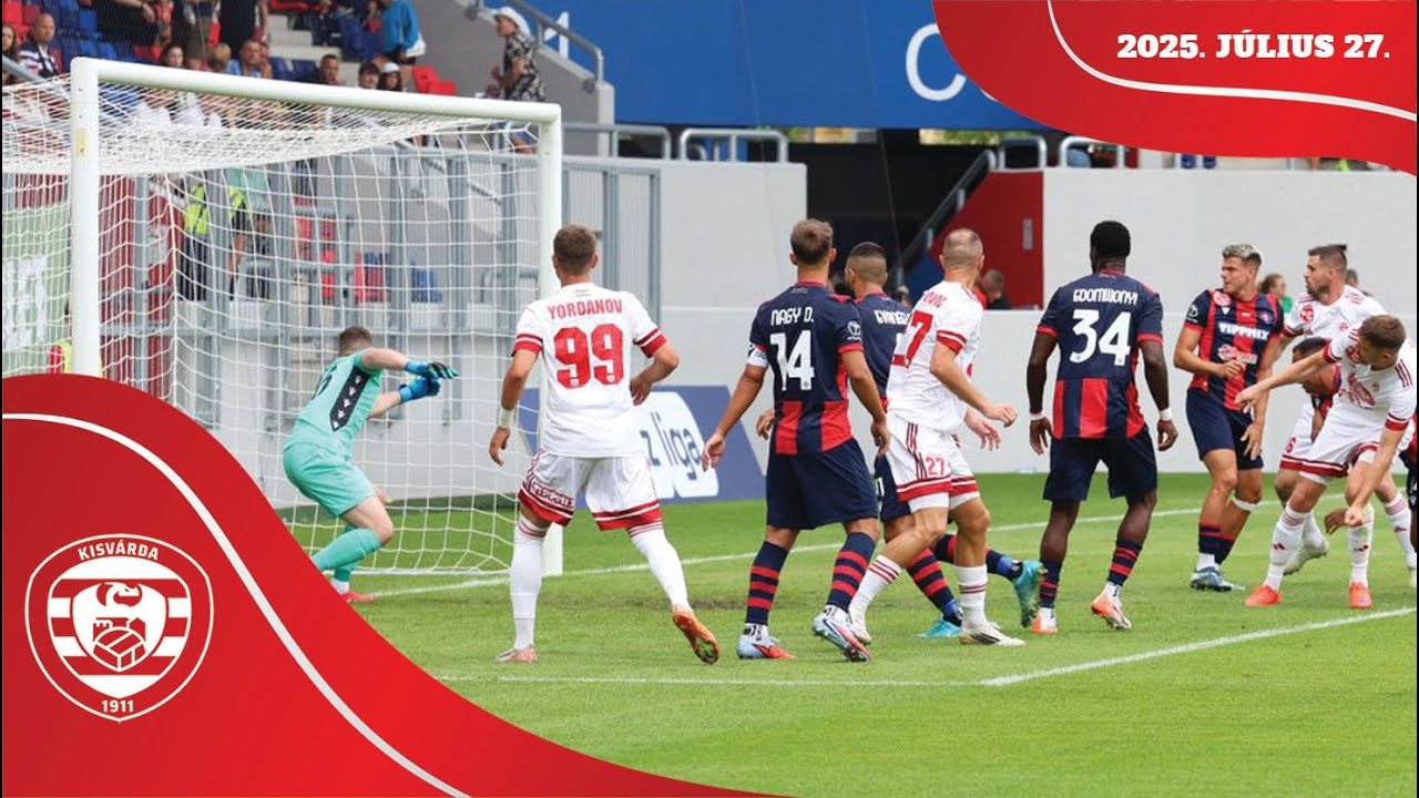 FIZZ LIGA, 1. FORDULÓ: NYÍREGYHÁZA SPARTACUS FC–KISVÁRDA MASTER GOOD 1–1 (0–1) teljes mérkőzés