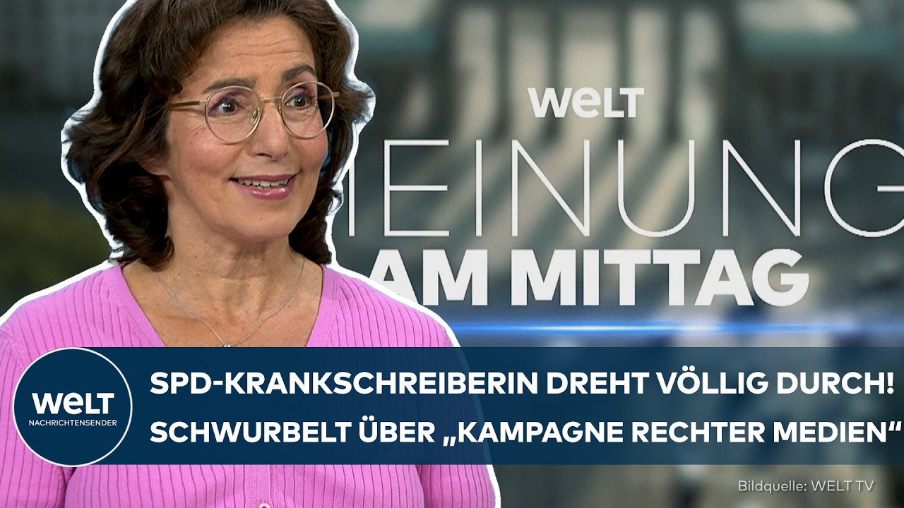 BERLIN: SPD-Krankschreiberin dreht v&ouml;llig durch! Schwurbelt &uuml;ber &bdquo;Kampagne rechter Medien&ldquo; | Meinung