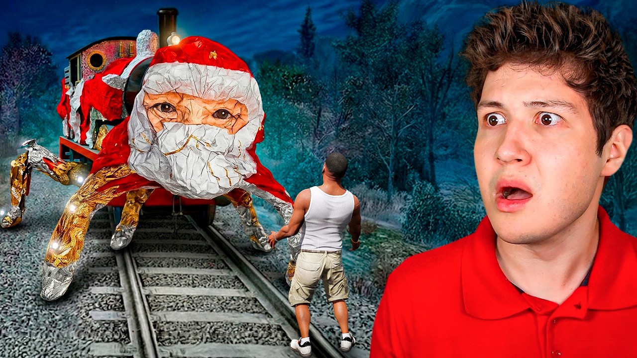 Me ENFRENTO a GOO GOO GAGA en GTA 5! 🎅🔪 (Mods)