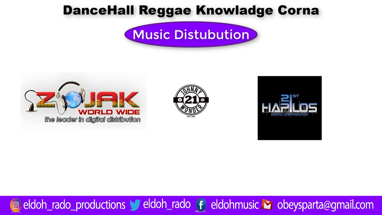 Dancehall & Reggae Music Distribution { Zojak, Johnny Wonder, Hapilos }