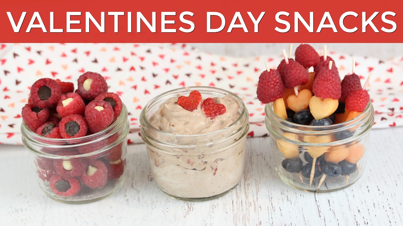 3 Healthy Valentine's Snack Ideas | Valentine's Recipes