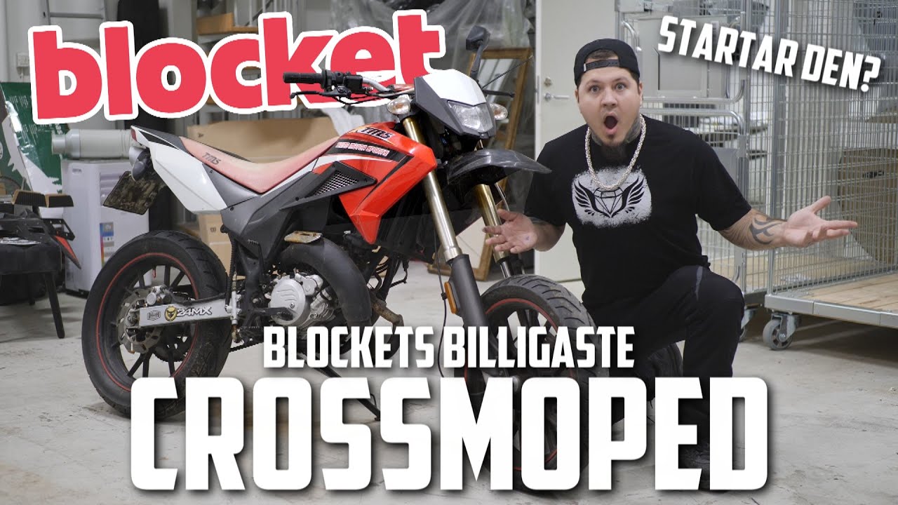 Blockets Billigaste Crossmoped