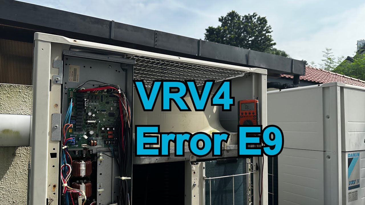 Как устранить ошибку E9-04 [RQQ-TYM] Daikin VRV 4