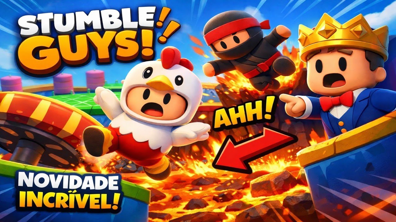 STUMBLE GUYS COM INSCRITOS🏆SALAS E PREMIAÇÕES🏆