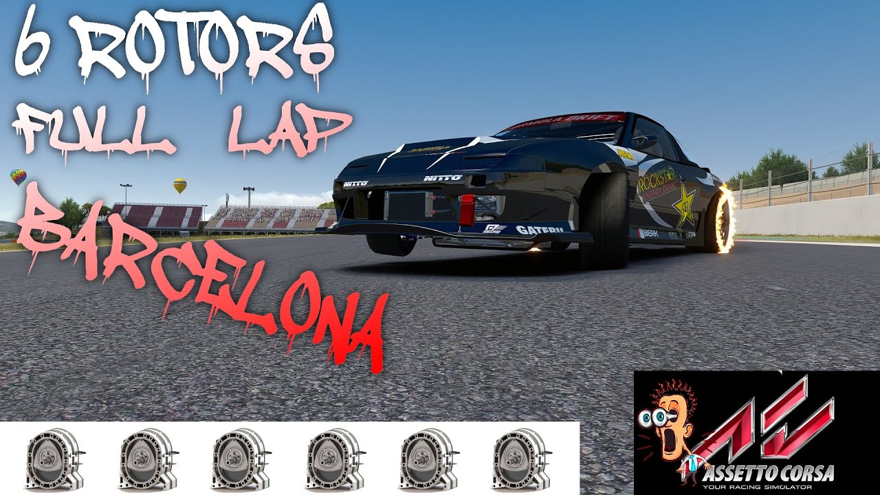240 SX 6 rotors 39b The Missile  Best Rotary Sound Assetto Corsa