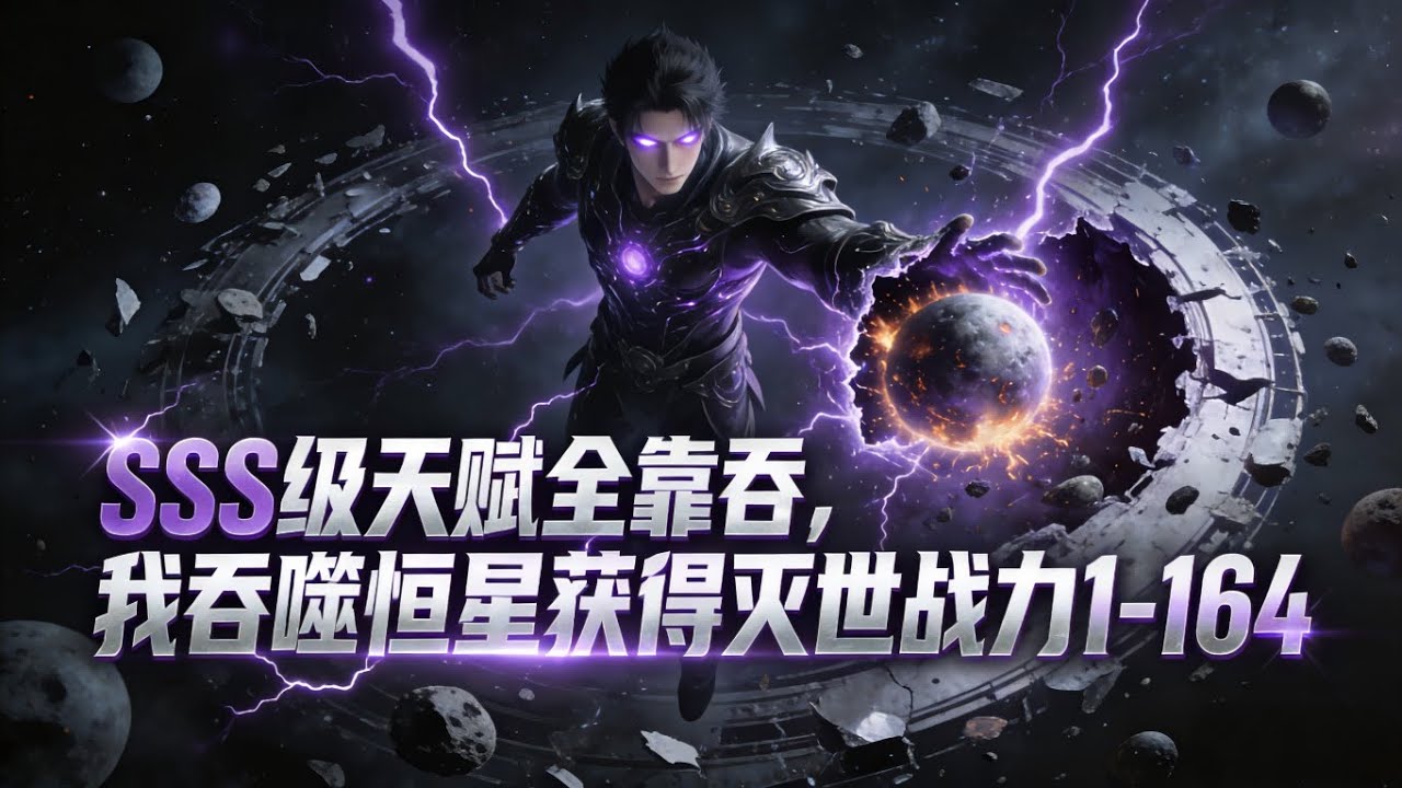 《SSS级天赋全靠吞，我吞噬恒星获得灭世战力》1-164 叶凡穿越异能世界，觉醒SSS级吞噬异能。凭此异能吞噬能量、融合万千能力，不断进化。一路横扫学院天才、破解惊天阴谋，最终突破星球束缚，迈向星海！