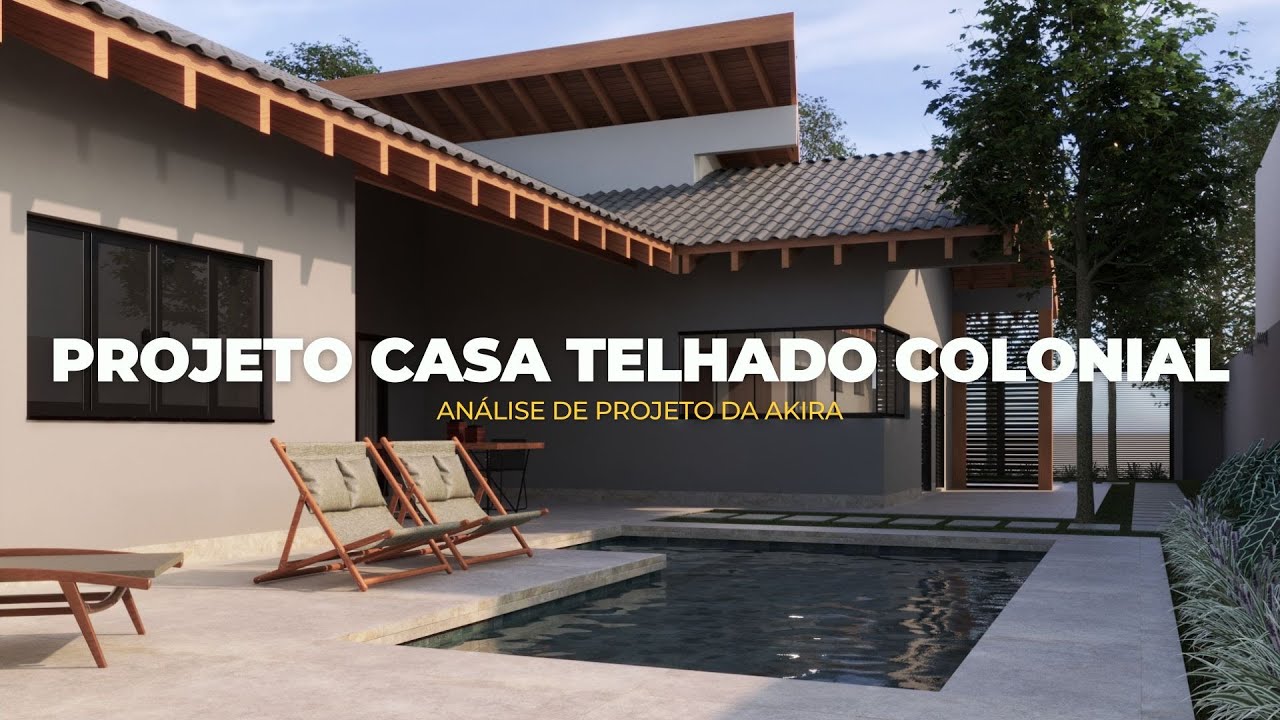 Projeto Casa 200 m&sup2; com Telhado Colonial | An&aacute;lise de Projetos da Akira 005