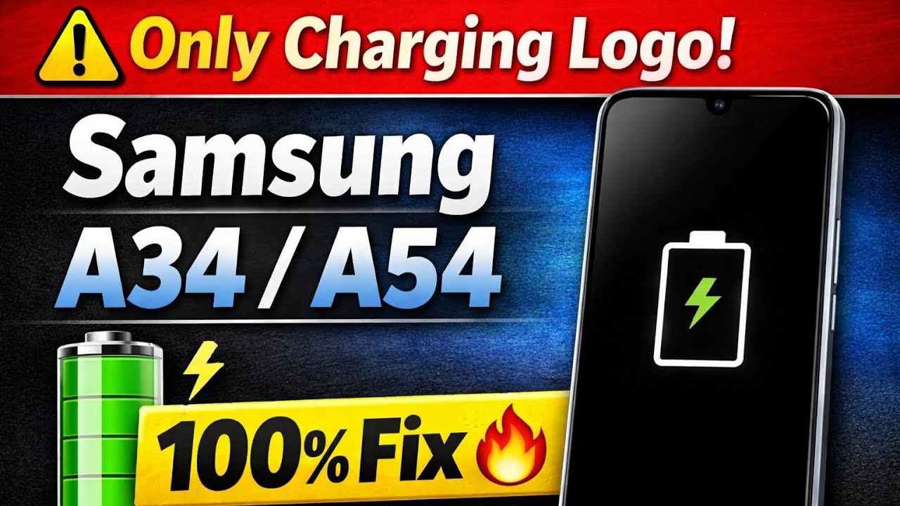 Samsung A34 / A54 Only Charging Logo Problem Fix | Dead Boot Repair