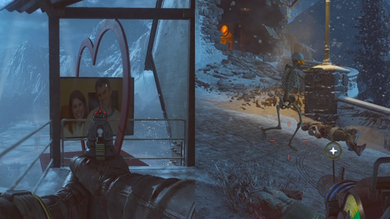 Пасхальное яйцо на каждой стороне в Der Eisendrache