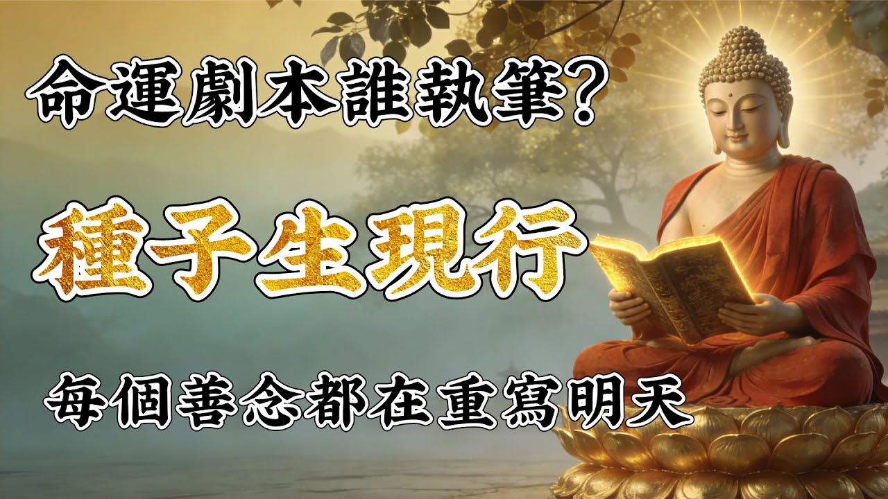命運劇本誰執筆？玄奘法師：種子生現行，你今天的每個善念都在重寫明天！#佛教故事 #佛法 #修行 #開悟