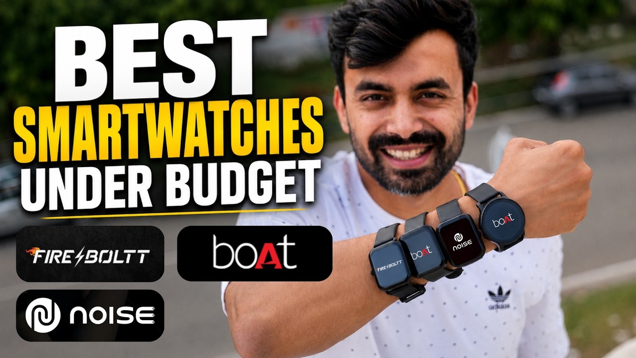 Top 4 BEST Smartwatches Under ₹1500! ⚡ boAt, Noise & Fire-Boltt