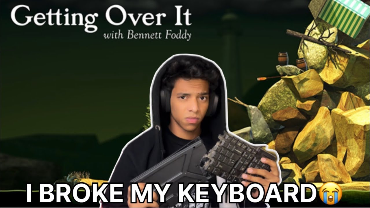 Is Game ne mera keyboard tod diya 💀 | GETTING OVER IT😭 | Hindi gameplay