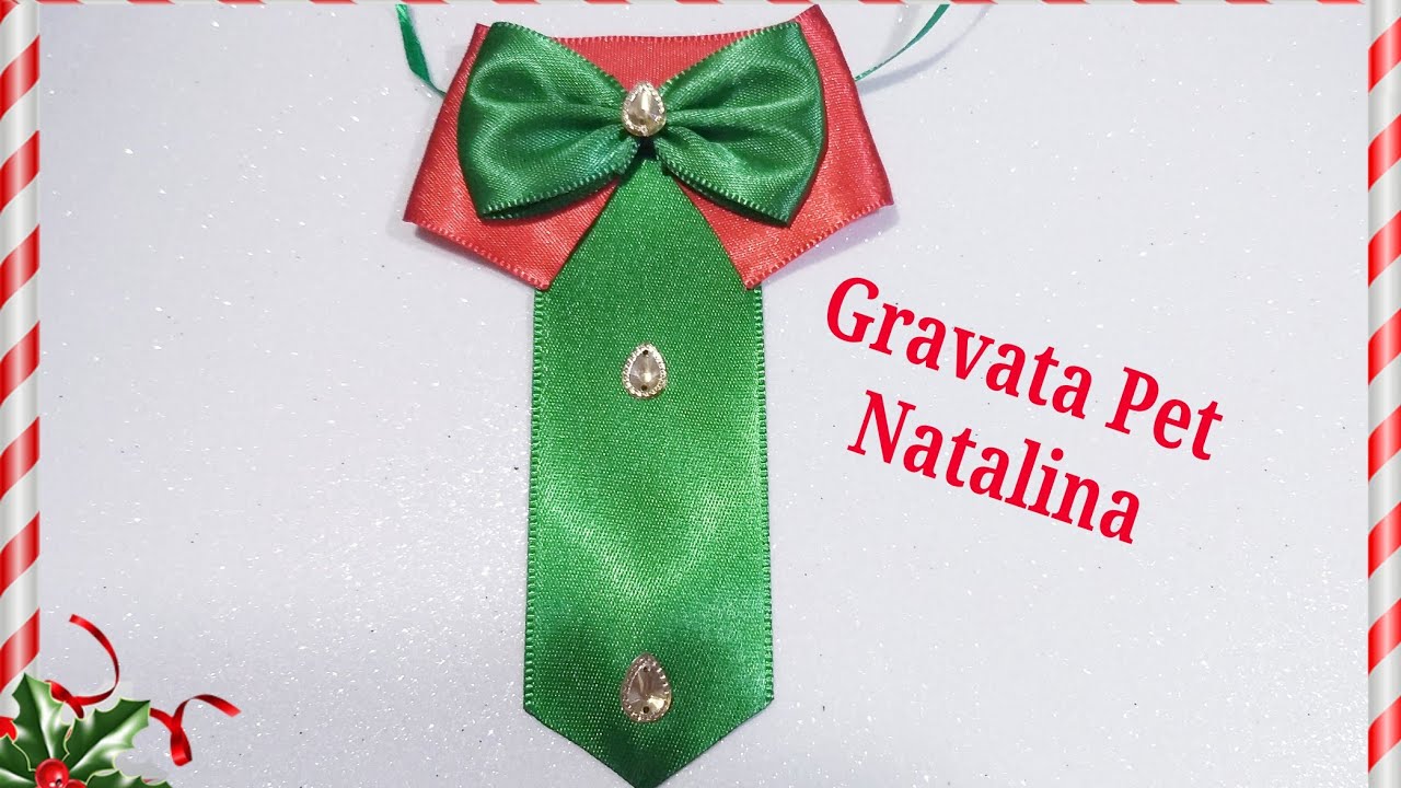 Gravata Colarinho Pet Natalina