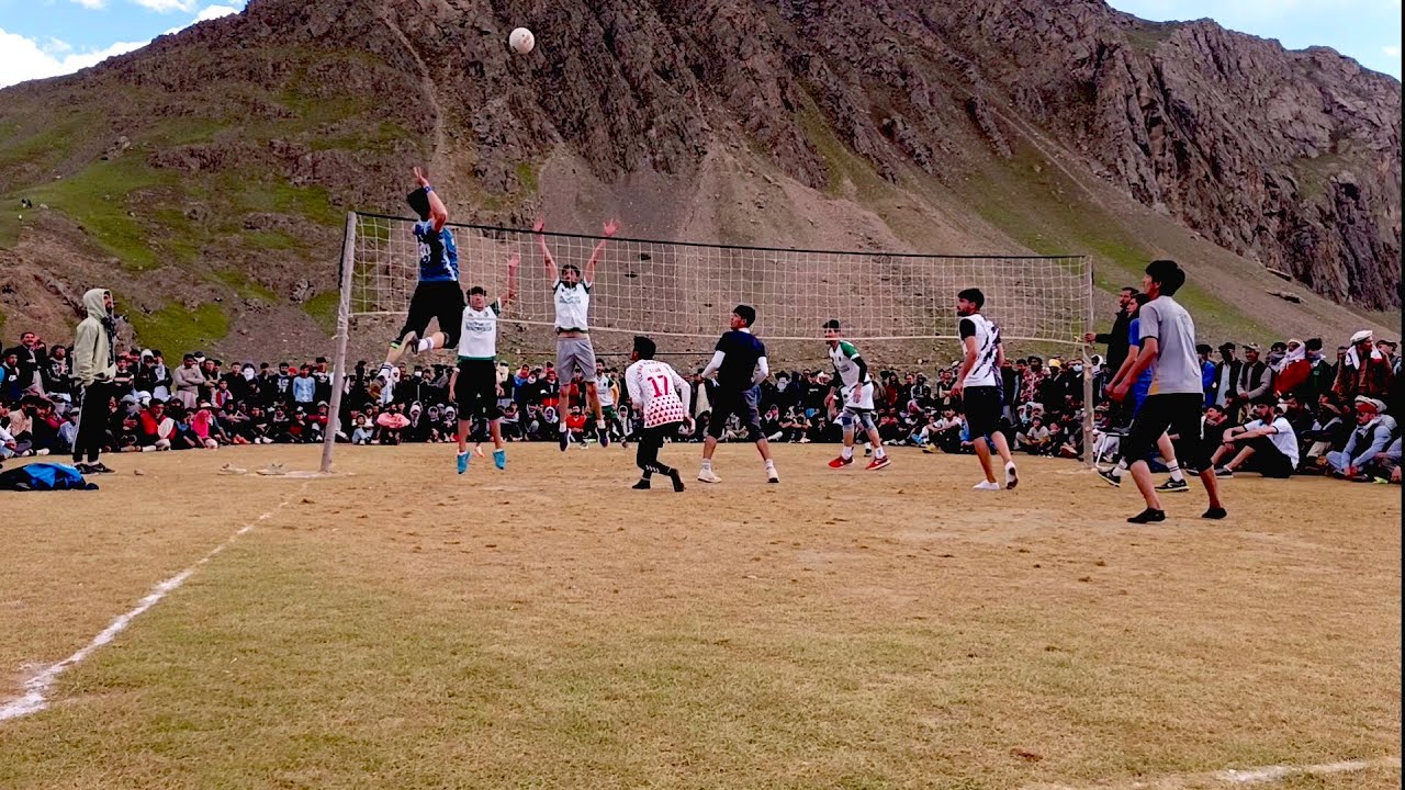 Hq Jughoor vs Kuragh volleyball team. Final match Qaqlasht Chitral 2025.