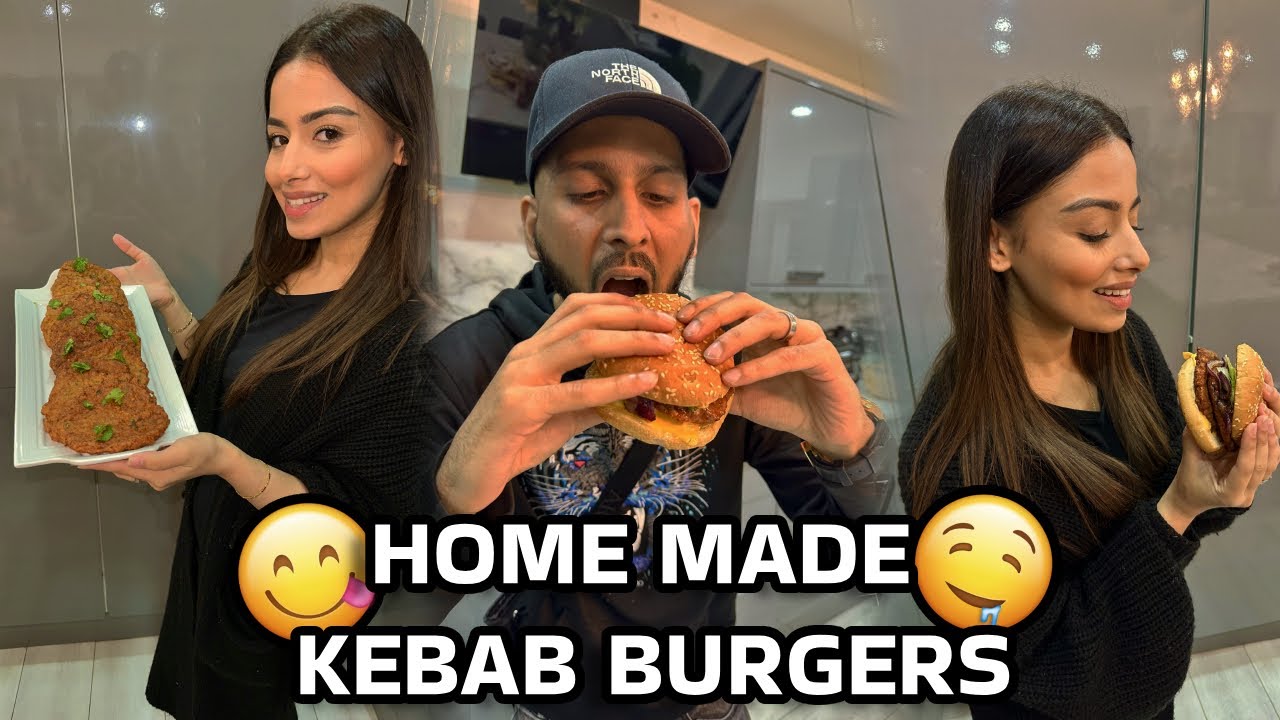 MY WIFE MAKES HOME MADE CHICKEN KEBABS FOR SHANI & SAMIRAS RETURN HOME 🍔😍