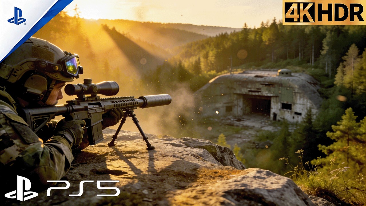 Бесшумный снайпер проникает в российский бункер | Call of Duty (PS5) ULTRA Graphics