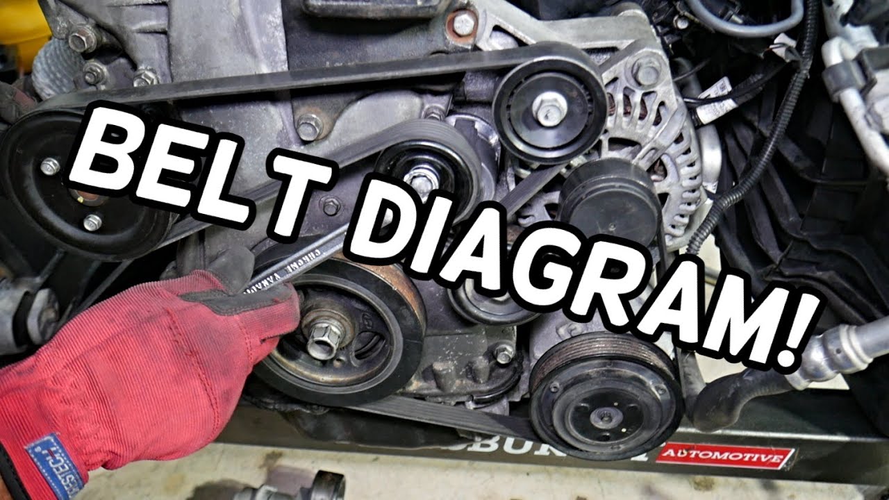 HYUNDAI TUCSON SERPENTINE BELT DIAGRAM INSTALLATION