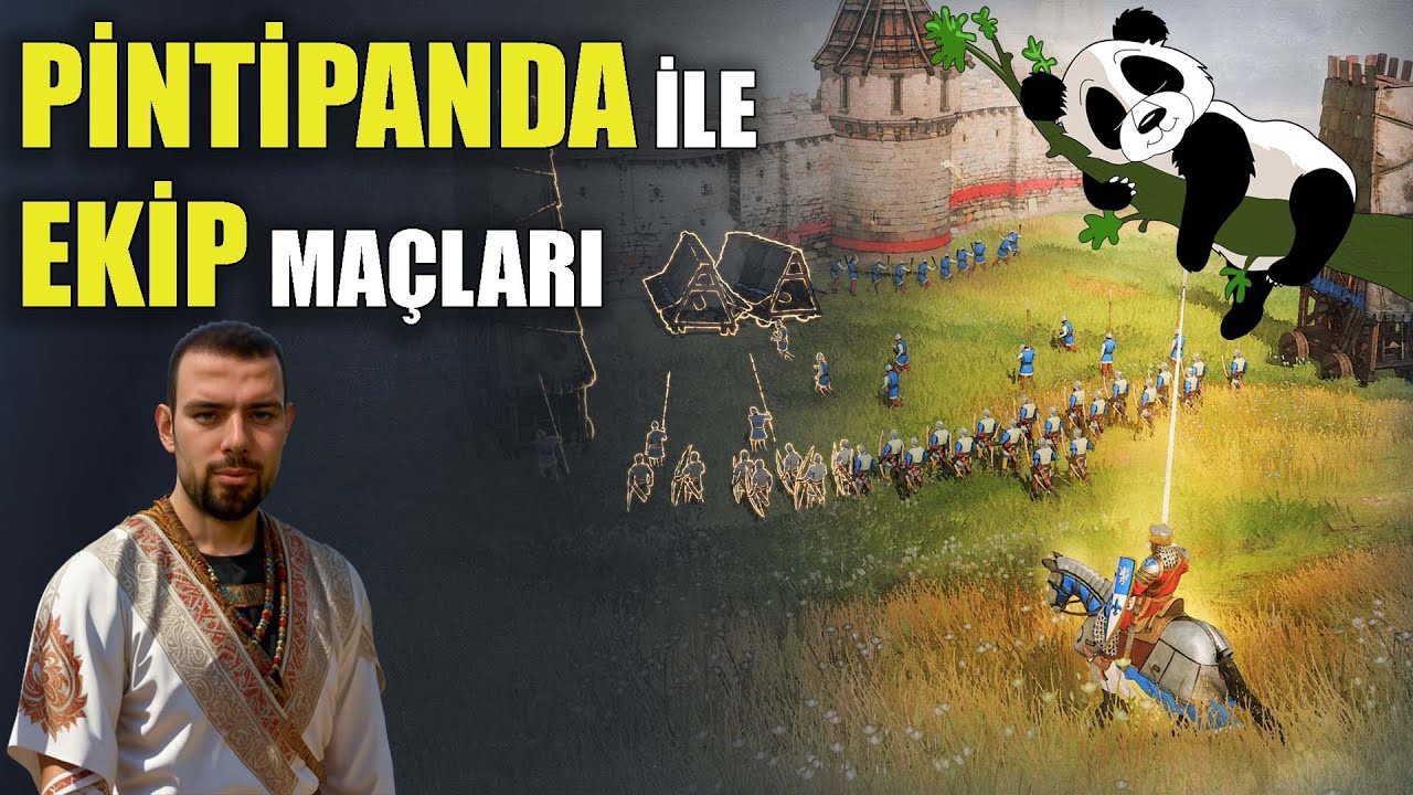Age of Empires IV @pintipandaYT ile Ekip Geyming - @bosluk @TheTheodorich  AoE4 S6