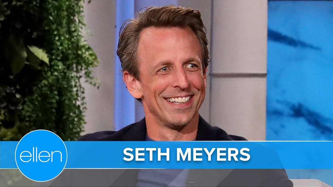 Seth Meyers is a Grown Man Riding a Scooter on the New York City Streets